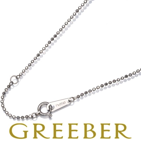 オーバルリンク デザイン チェーンネックレス 51 cm K 18 WG 182167