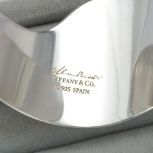 ete 925 シルバー バングル ブレスレット カフ シンプル ティファニー ティファニー ブレスレット パコ カフ バングル シルバー 925 #183255