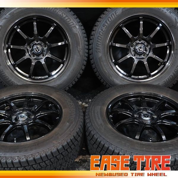 21年製 バリ山 ブリヂストン BLIZZAK DM V 3 バトラ 225 65 R 17 7 J 48 114 5 H 4本 スタッドレス エクストレイル CX 8等