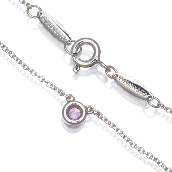 ティファニー ネックレス ピンクサファイア カラーバイザヤード