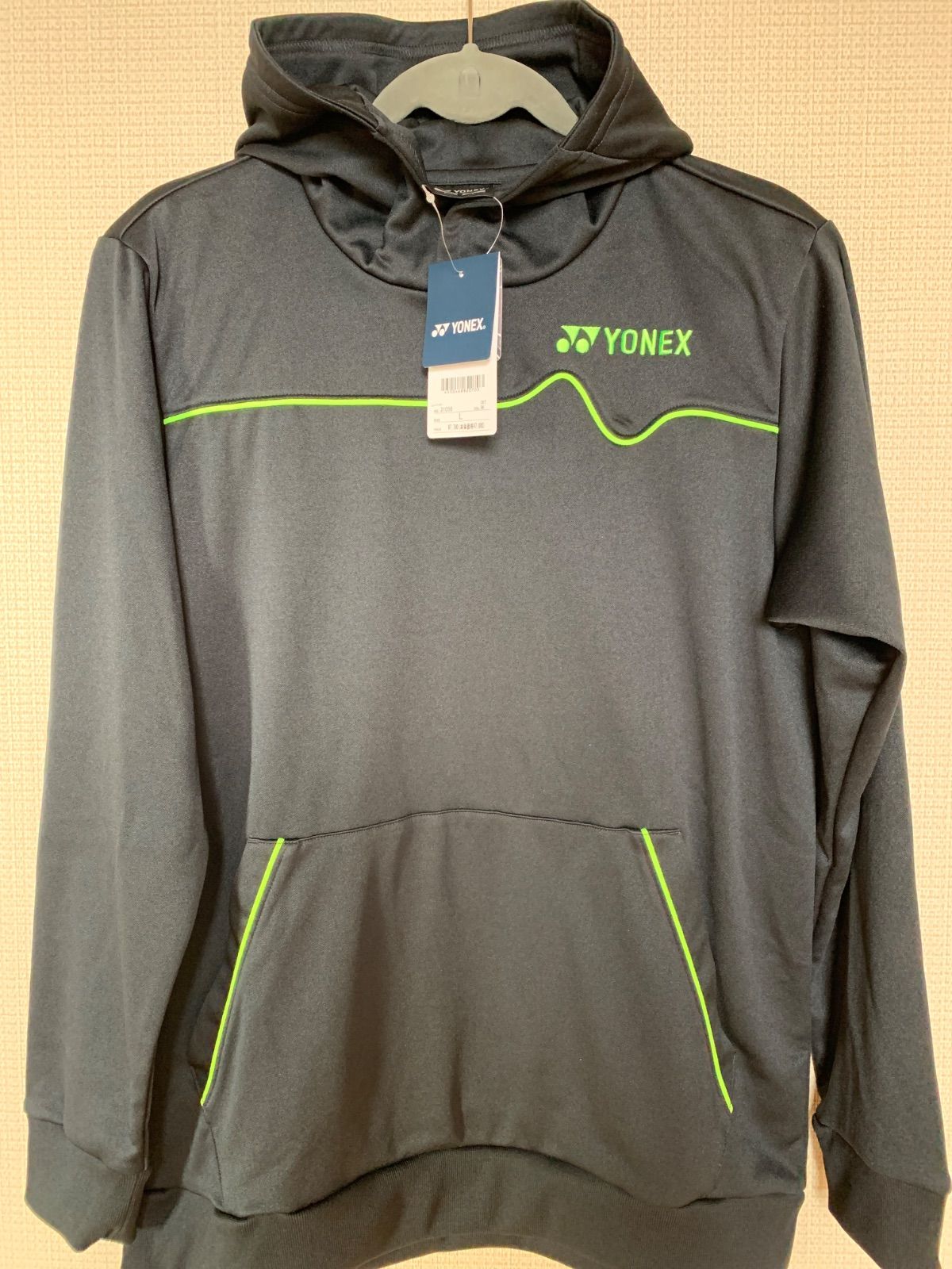 ゆば YONEX ユニパーカー ブラック L - メルカリ