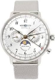 ツェッペリン 7036 M Hindenburg ムーンフェイズ メッシュベルト