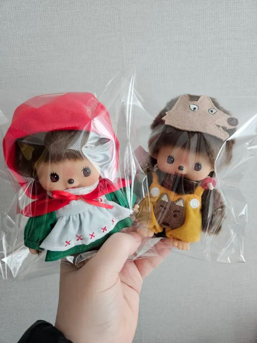 モンチッチ ベベモンチッチ 赤い帽子 狼 2種セット