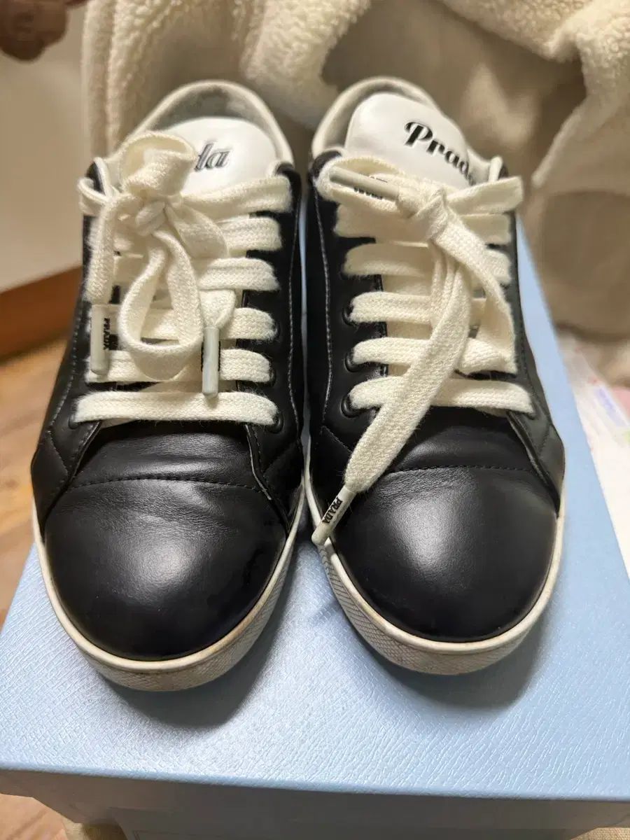 PRADA プラダ ブラック レディース スニーカー 35