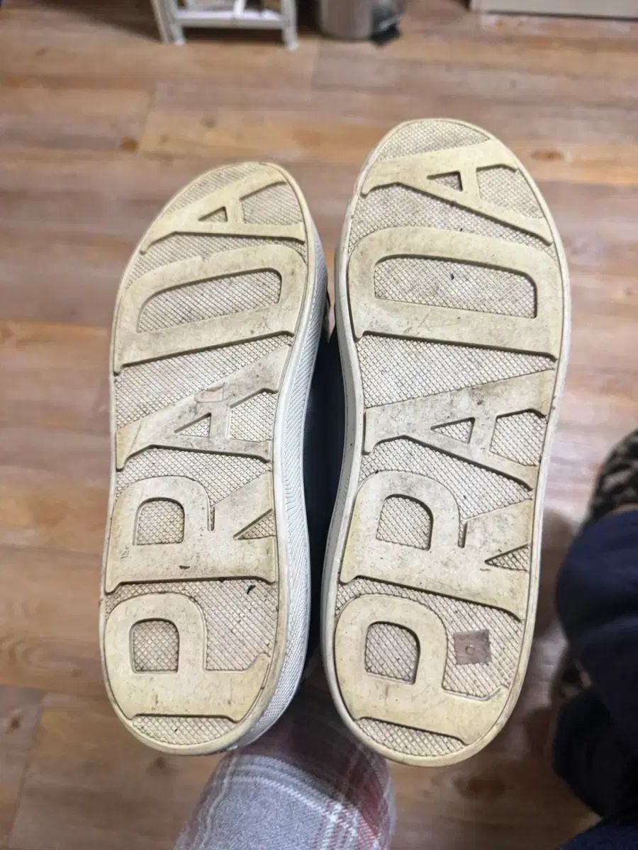  PRADA プラダ ブラック レディース スニーカー 35 フラットシューズ バレエシューズ パンプス