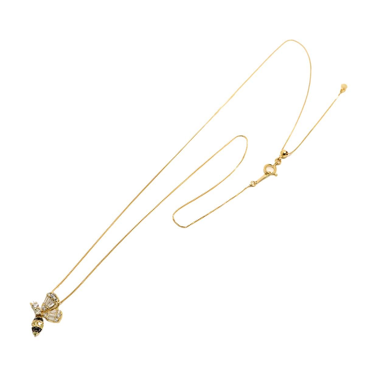 ダイヤ 0.50 ctct ネックレス 45.5 cm K 18 YG イエローゴールド 750 Diamond Necklace