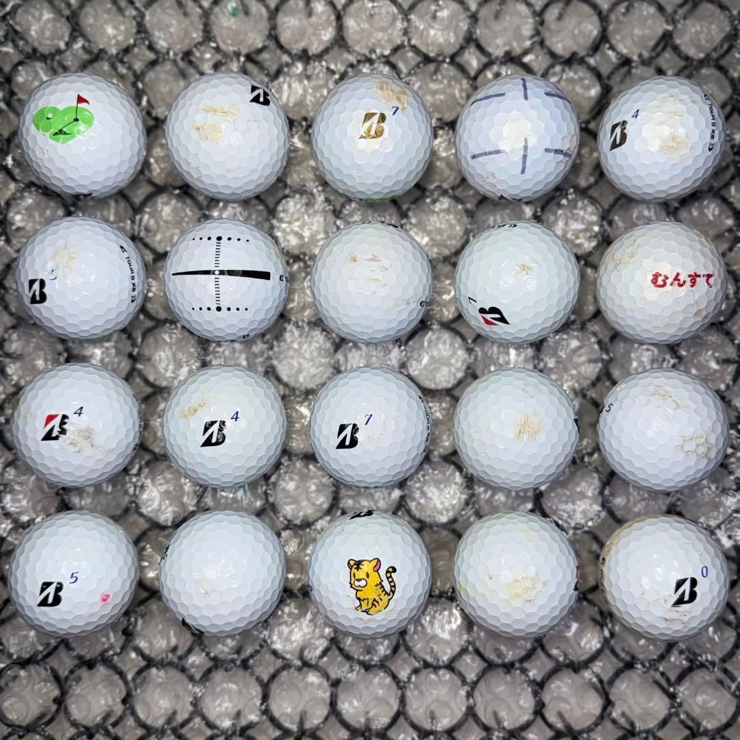 ゴルフボール ブリジストン tour b xs Bランク 20球 936 ロスト - メルカリ