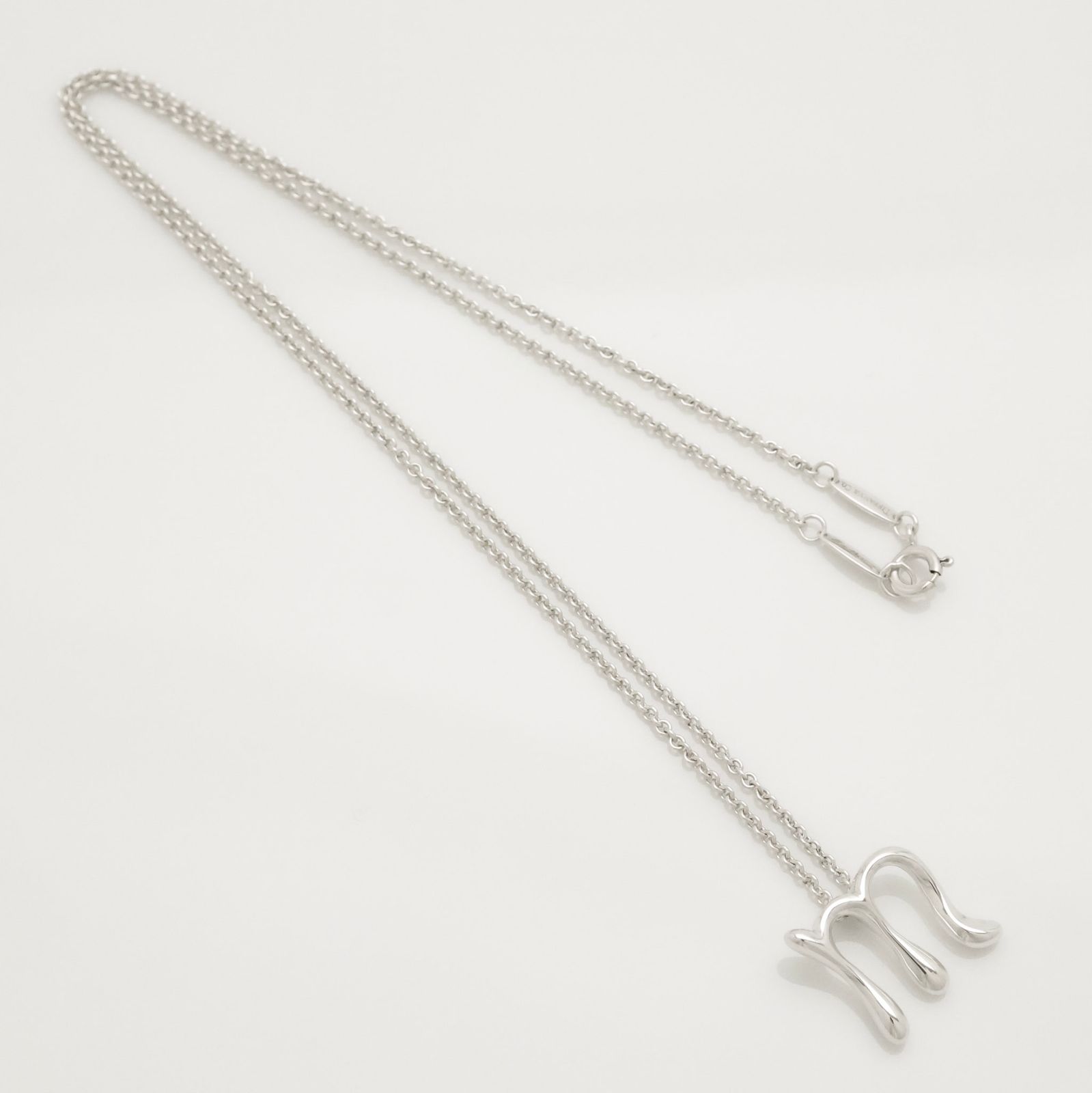 美品】ティファニー TIFFANY&Co. レター イニシャル M エルサ