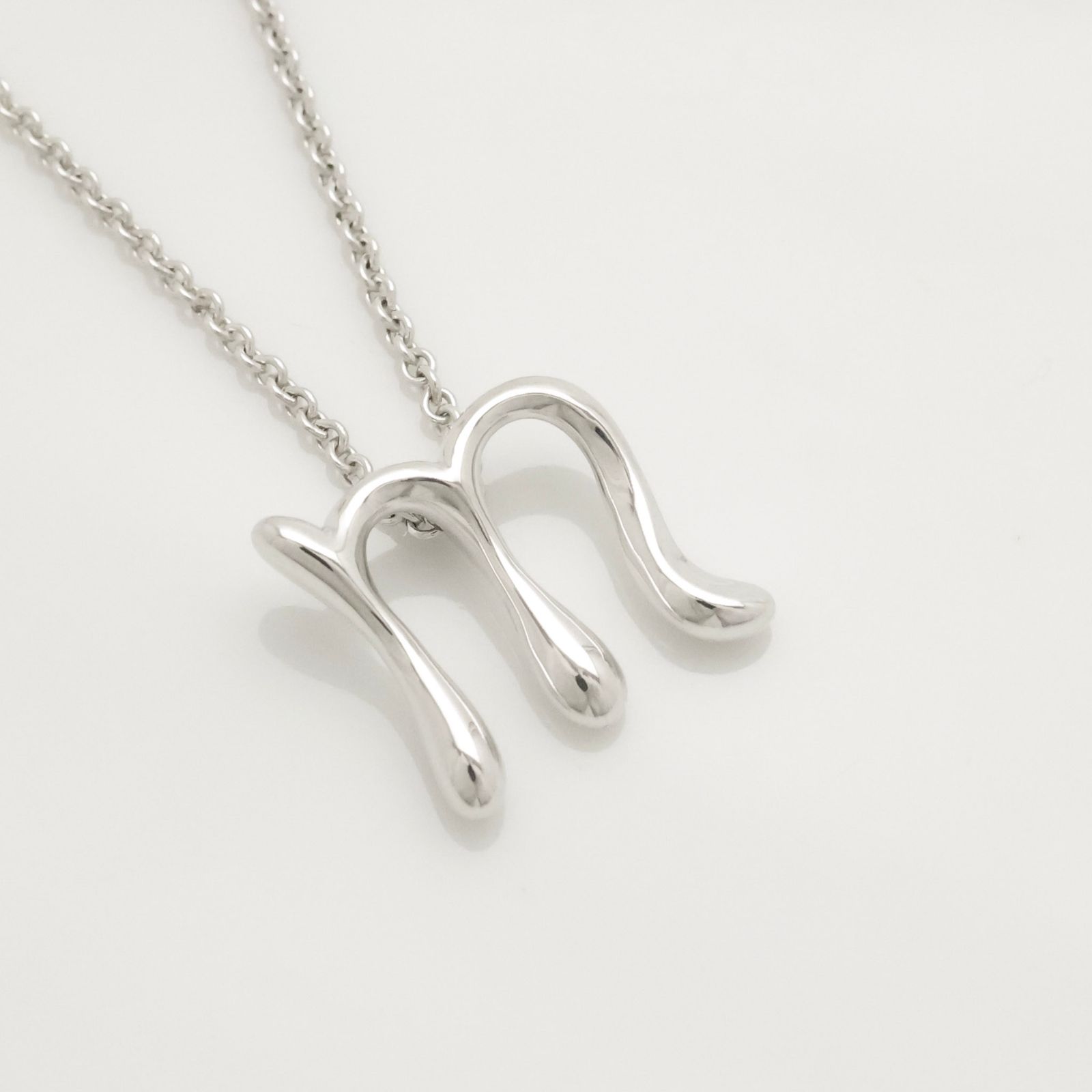 美品】ティファニー TIFFANY&Co. レター イニシャル M エルサ