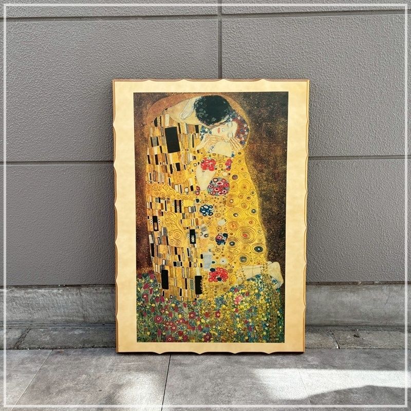 イタリア製 クリムト 接吻 絵画 70cm×100cm インテリア The Kiss