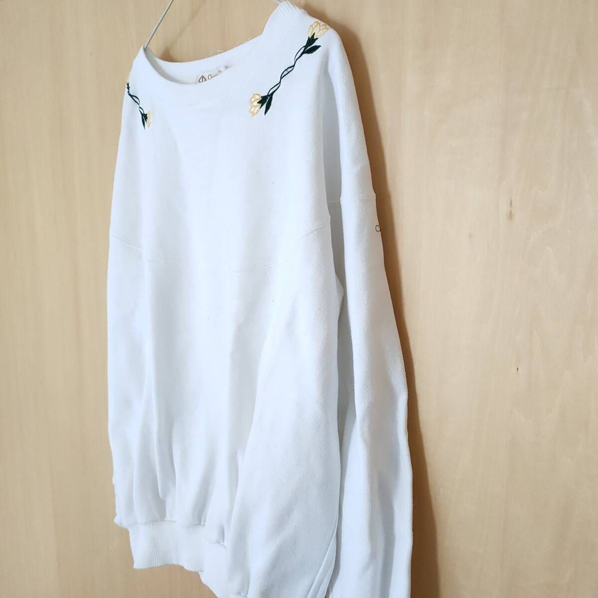 上質 Christian Dior SPORTS 刺繍スウェット ホワイト M レディース