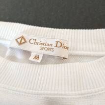 上質 Christian Dior SPORTS 刺繍スウェット ホワイト M レディース