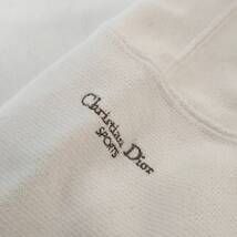 上質 Christian Dior SPORTS 刺繍スウェット ホワイト M レディース