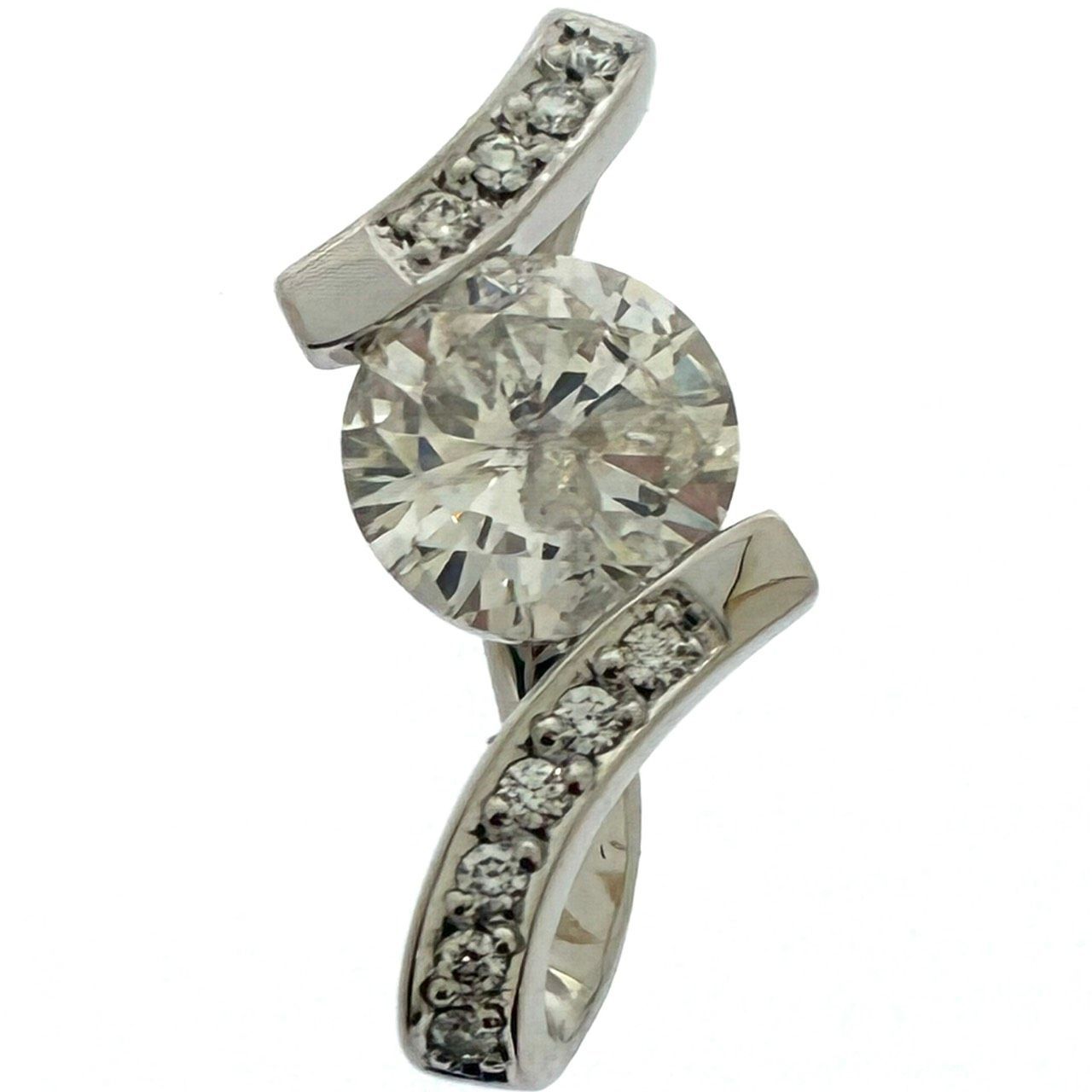 仕上済み Pt 900 ダイヤモンド トップ D 1.169 ct 0.07 大粒 1 ctUP ダイヤ プラチナ ♯