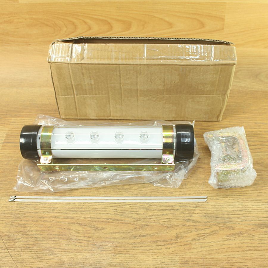 日保 L 026 ソーラー式LED看板照明 φ65 310 mm 明暗センサー付