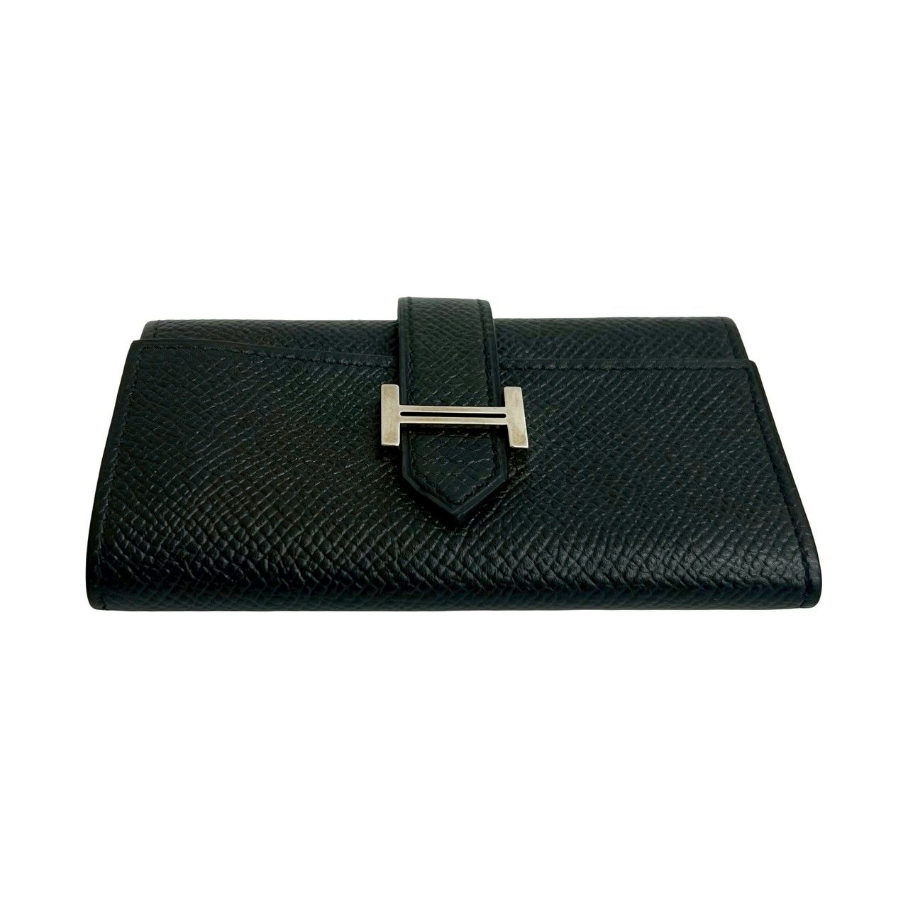 極 美品 T 刻印 HERMES エルメス ベアン キーケース 三つ折り 4連