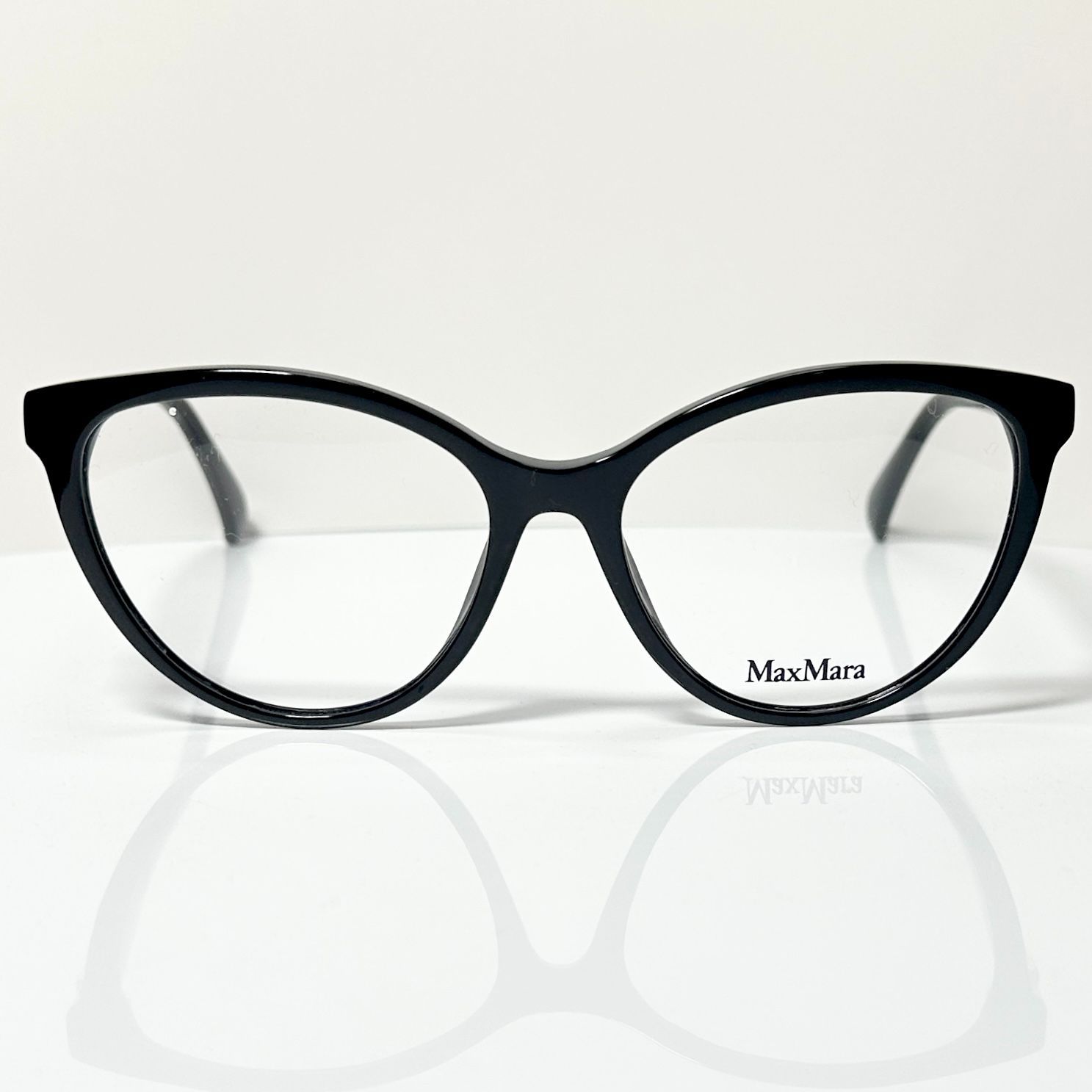 Max Mara メガネ MM 5024 V 001 マックスマーラ Cat型 黒 イタリアブランド ケース クロス 説明書付