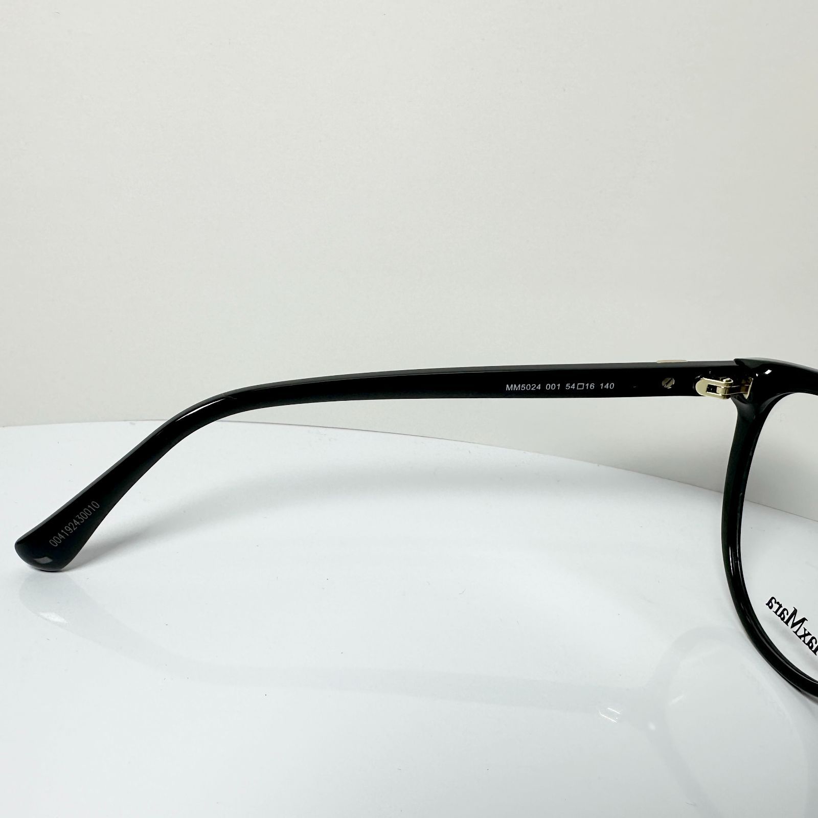  Max Mara メガネ MM 5024 V 001 マックスマーラ Cat型 黒 イタリアブランド ケース クロス 説明書付 メガネ 小物