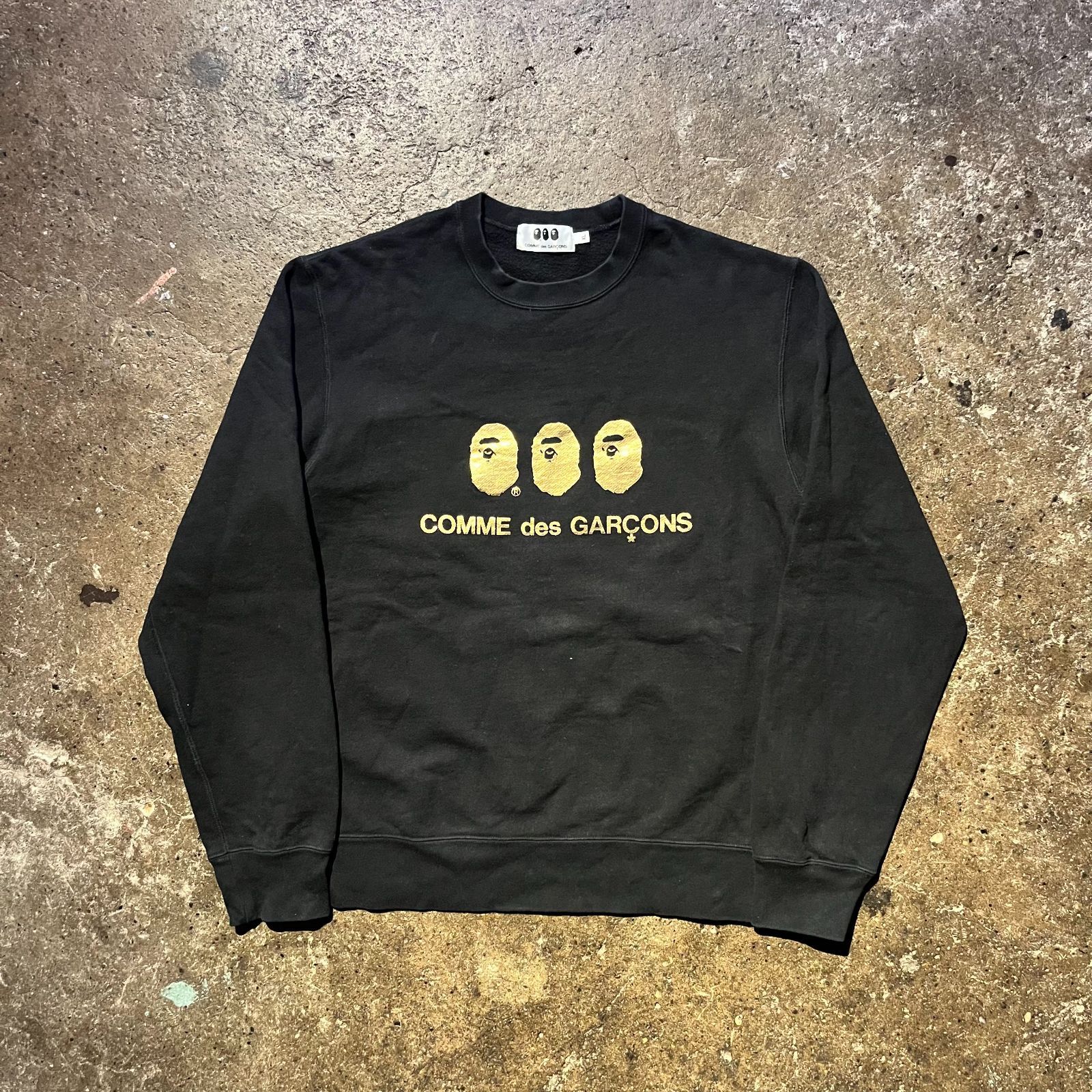 COMME des GARCONS × A BATHING APE 大阪店限定 ロゴプリント 