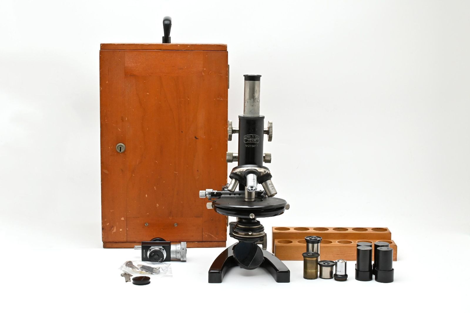 訳あり大 動作未 カールツァイス CARL ZEISS 顕微鏡 木 き LL 79 6078