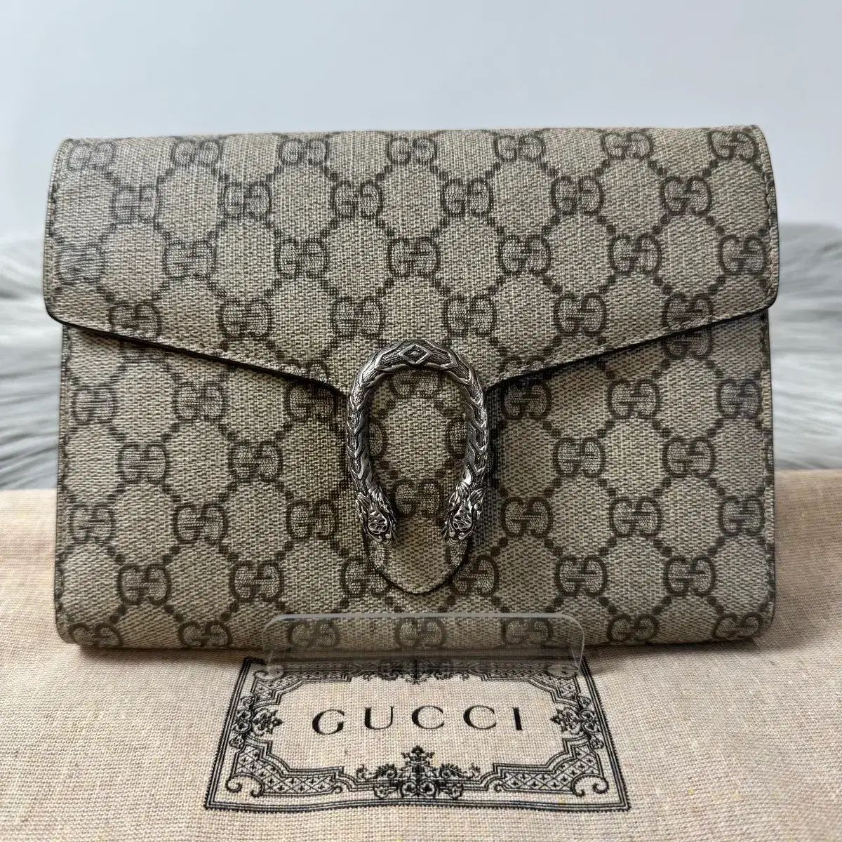 グッチ GGディオニソス woc チェーンバッグ クロスバッグ ベージュ