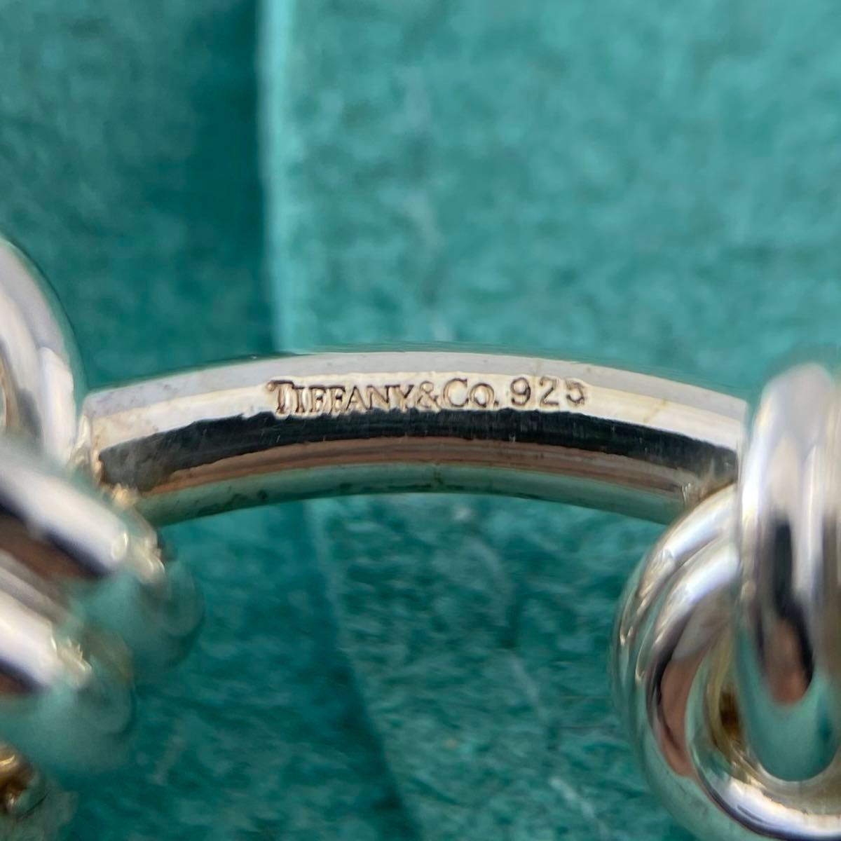 オールドティファニー シルバー 925 ツイスト ノット カフス WL1fe