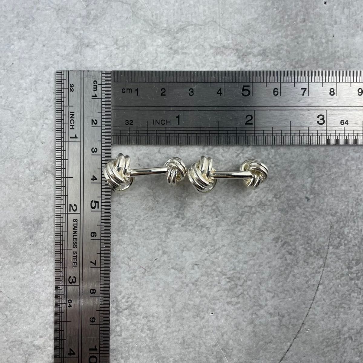 オールドティファニー シルバー 925 ツイスト ノット カフス WL1fe