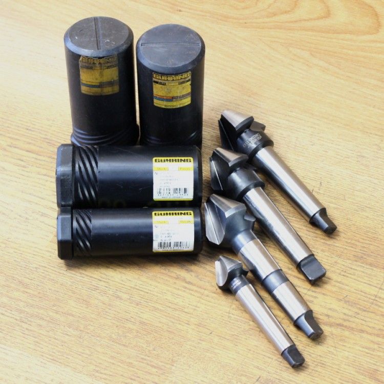 GUHRING グーリング 60°カウンターシンク4本セット MT 2 3 直径φ31.5 mm φ50