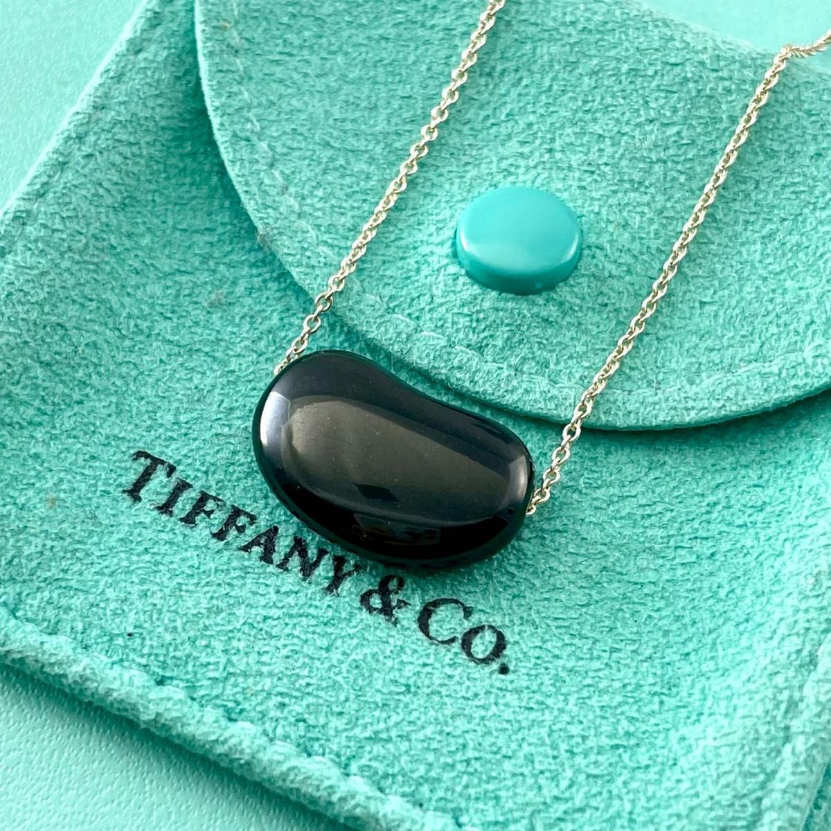 ティファニー ビーン ブラックジェイド ネックレス XG 6 fe