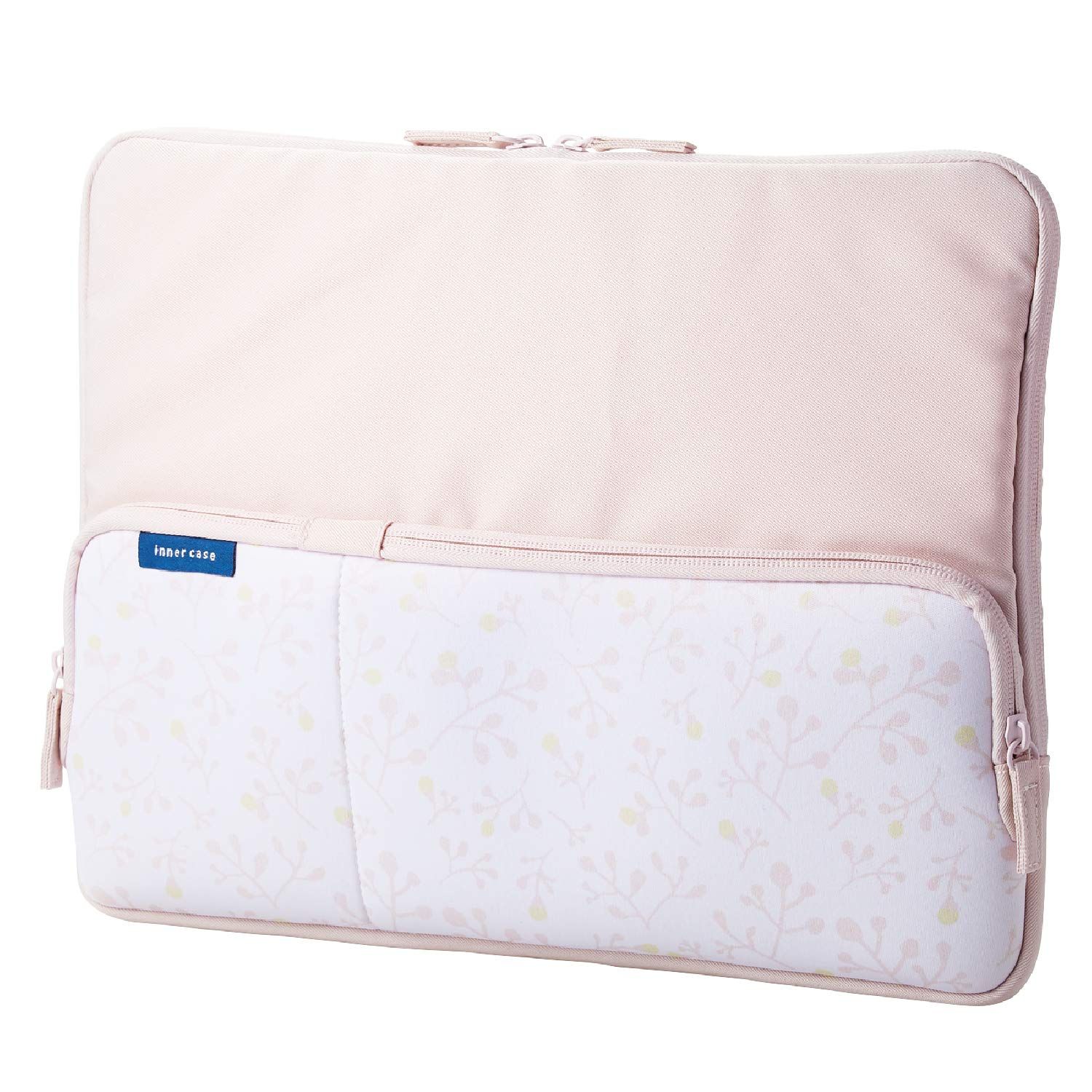 エレコム パソコンケース PCケース 13.3インチ ケース 北欧デザイン リーフ ピンク BM-IBPTP13T1 [リーフ]