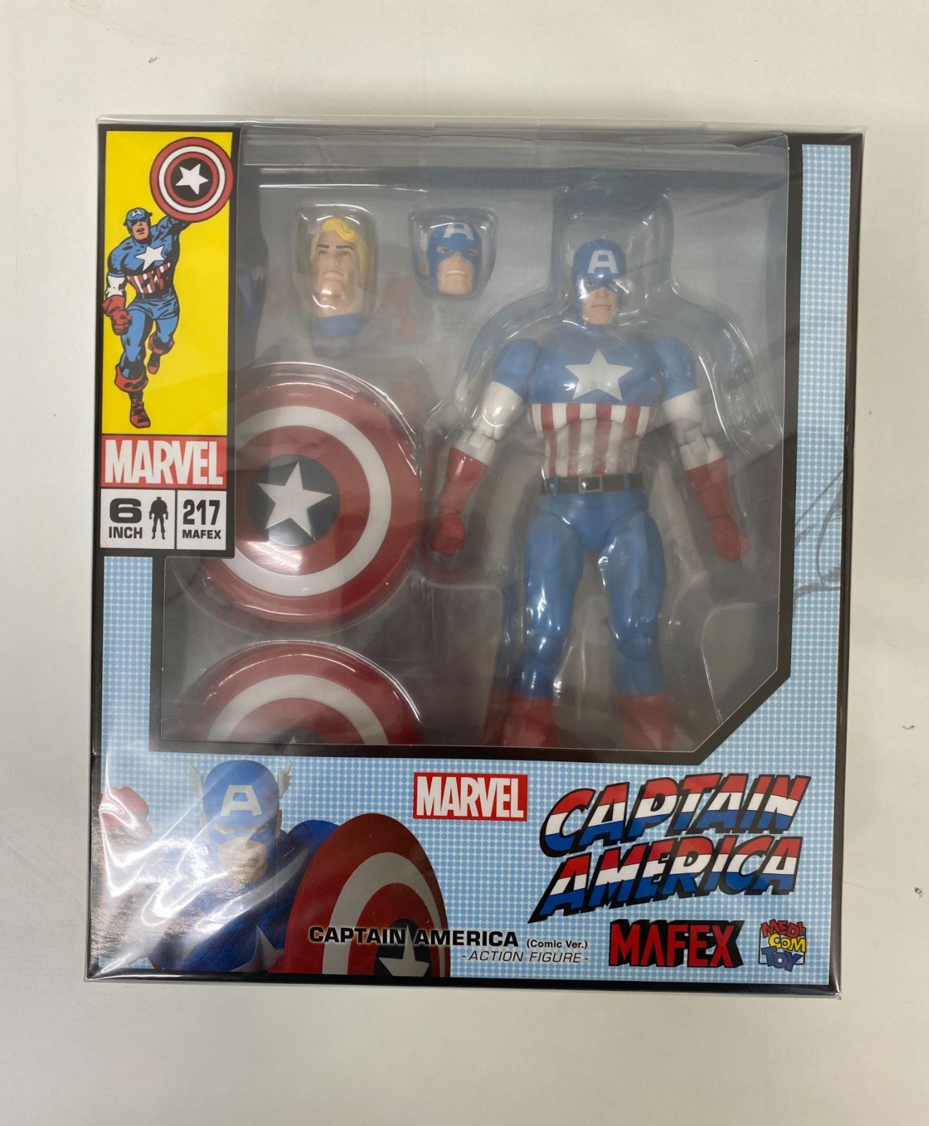 未開封 マフェックス No.217 キャプテンアメリカ（COMIC Ver.） マフェックス No.217 MAFEX CAPTAIN AMERICA(COMIC Ver.)(キャプテン