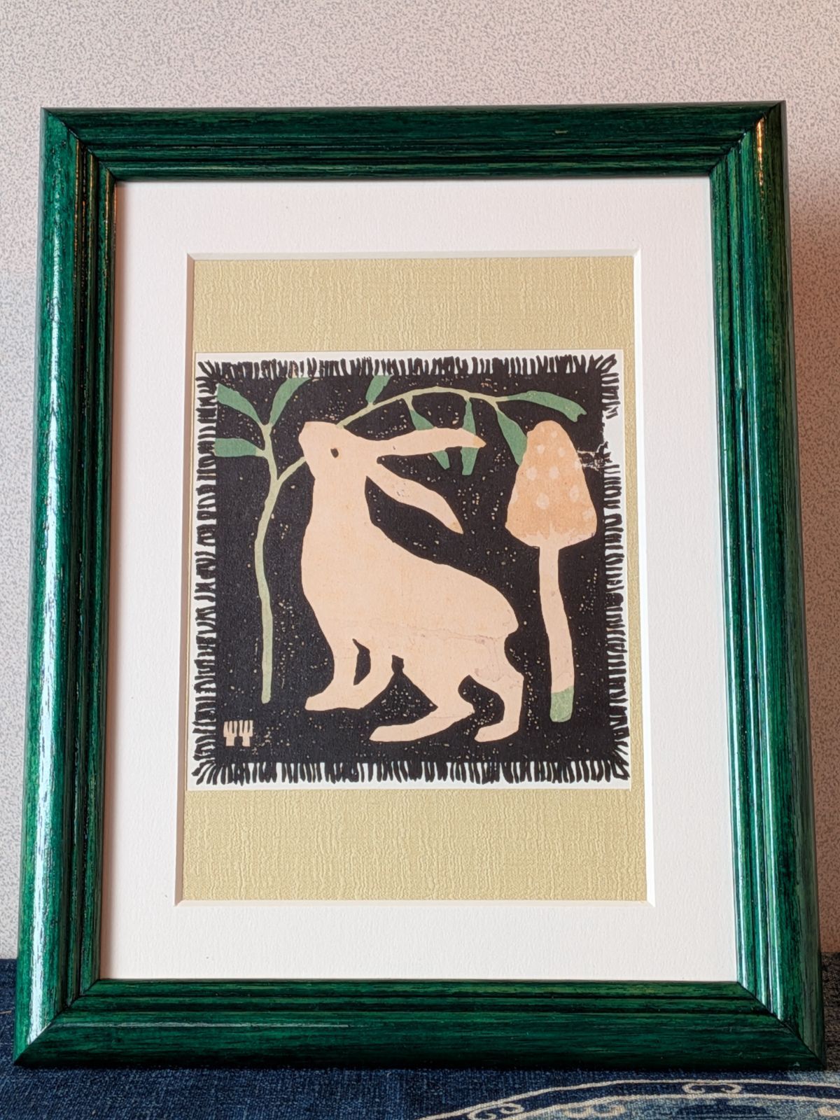 うさぎの絵」竹久夢二画伯 ポストカードの額装品 - メルカリ