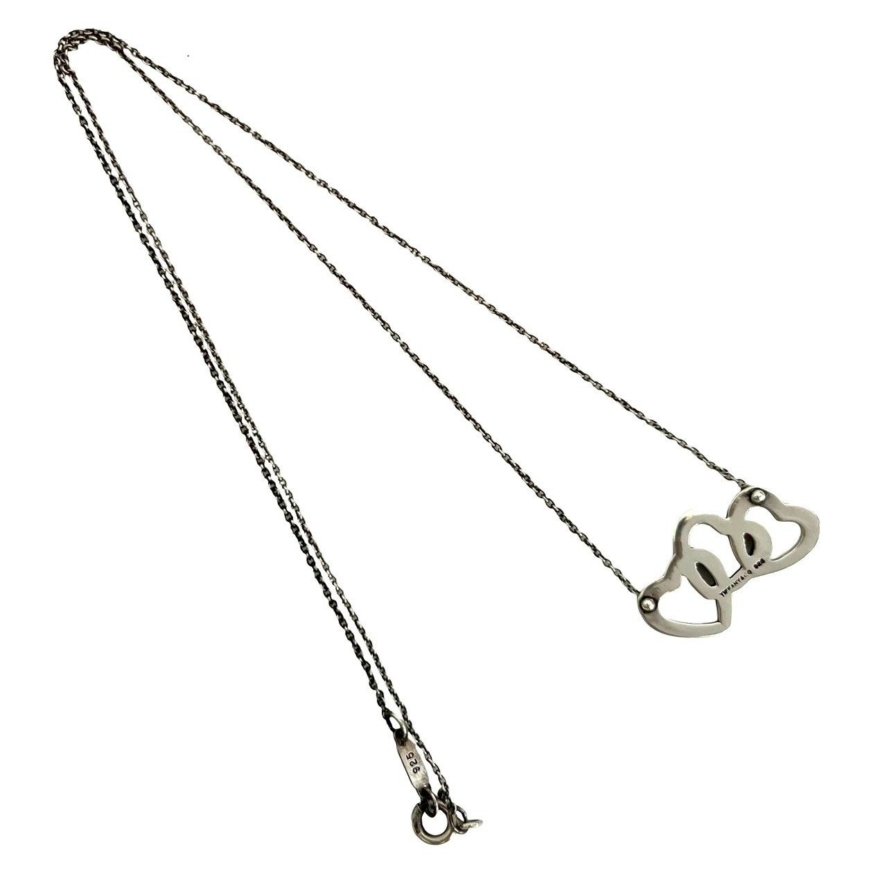 極 美品 箱 袋付き TIFFANY&Co. ティファニー オープンハート トリプル