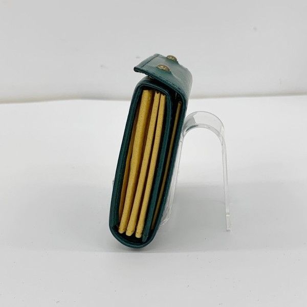 ⑥ m+ エムピウ ミッレフォッリエ2 P25 オルテンシア×イエロー　折り財布 m+ エムピウ ミッレフォッリエ2 P25 財布 ミニウォレット BOX型小銭