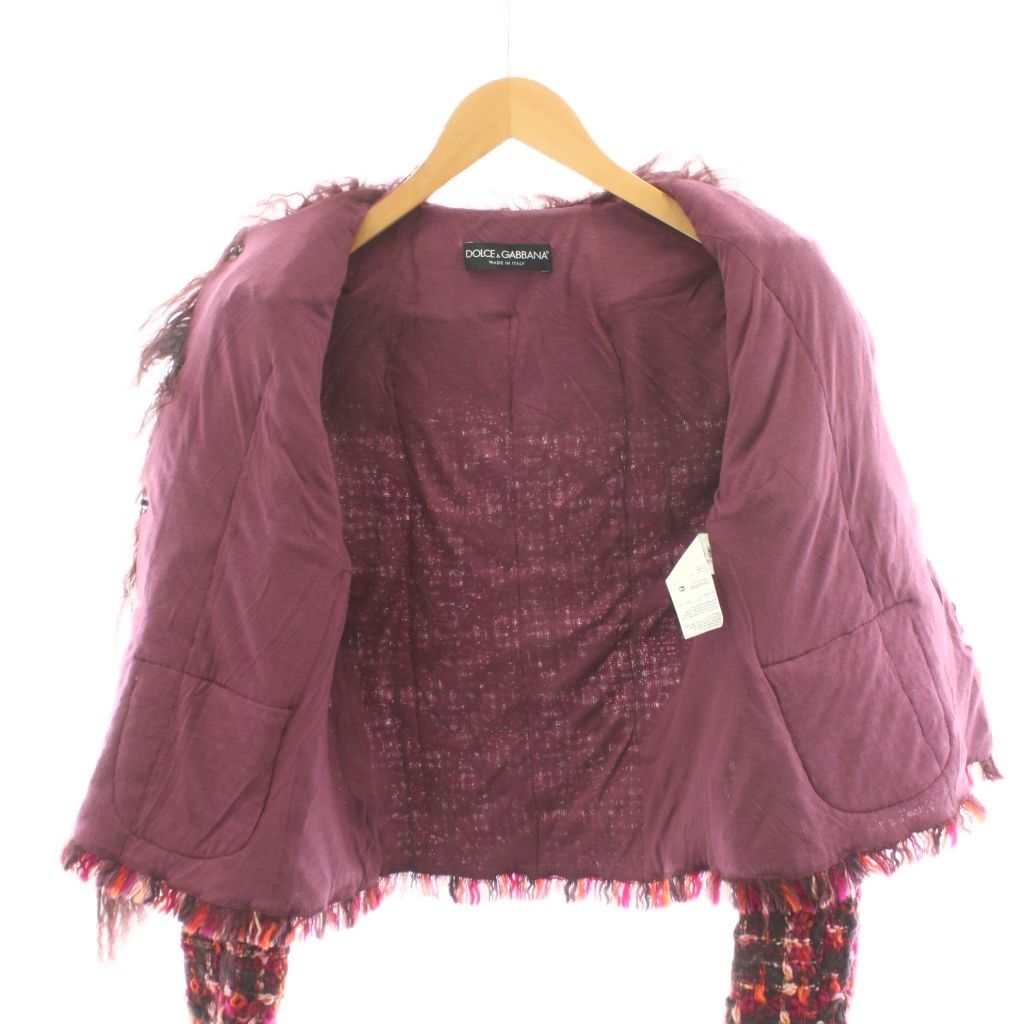ドルチェ&ガッバーナ ドルガバ DOLCE&GABBANA ジャケット ツイード