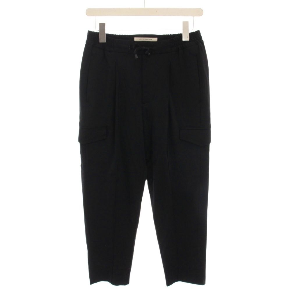 ジャブス アルキヴィオ giabsarchivio SPACE FIT ティッツィアーノ TIZIANO カーゴパンツ 44 黒 YM