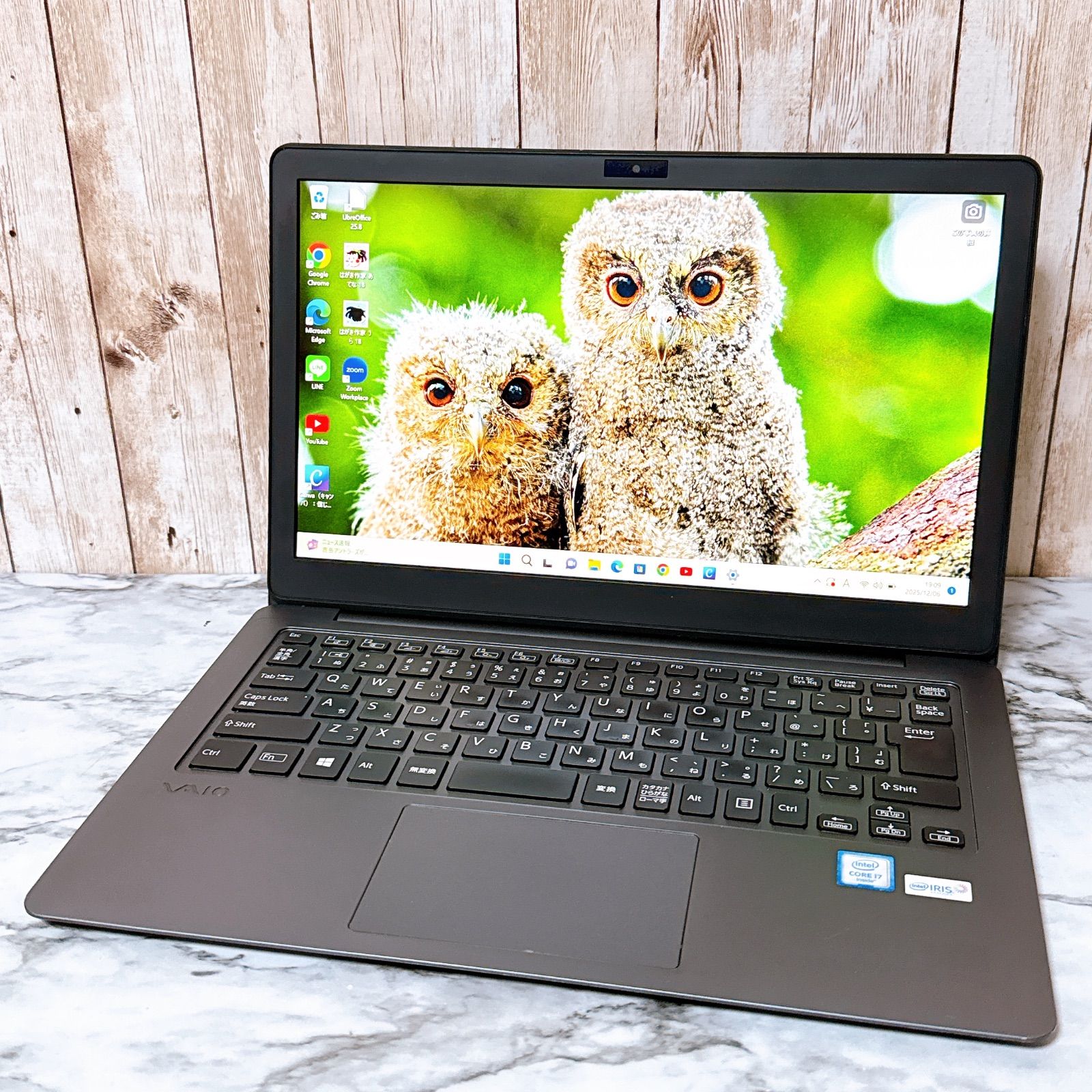 1台 i 7＆爆速 メモリ16 GB VAIO Webカメラ 薄型パソコン