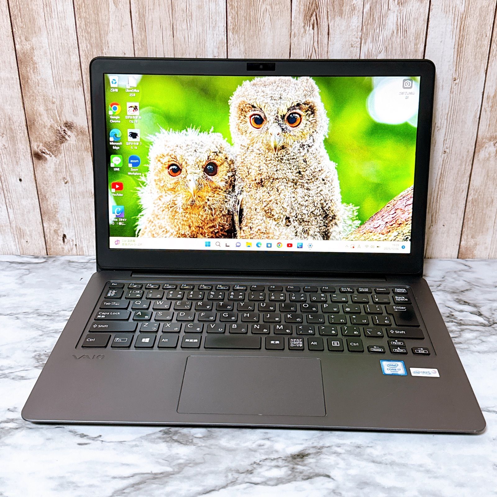 高性能i7＆爆速SSD/メモリ16GB✨VAIO カメラ 軽量薄型ノートパソコン 高性能i7＆爆速SSD/メモリ16GB✨VAIO カメラ 軽量ノートパソコン