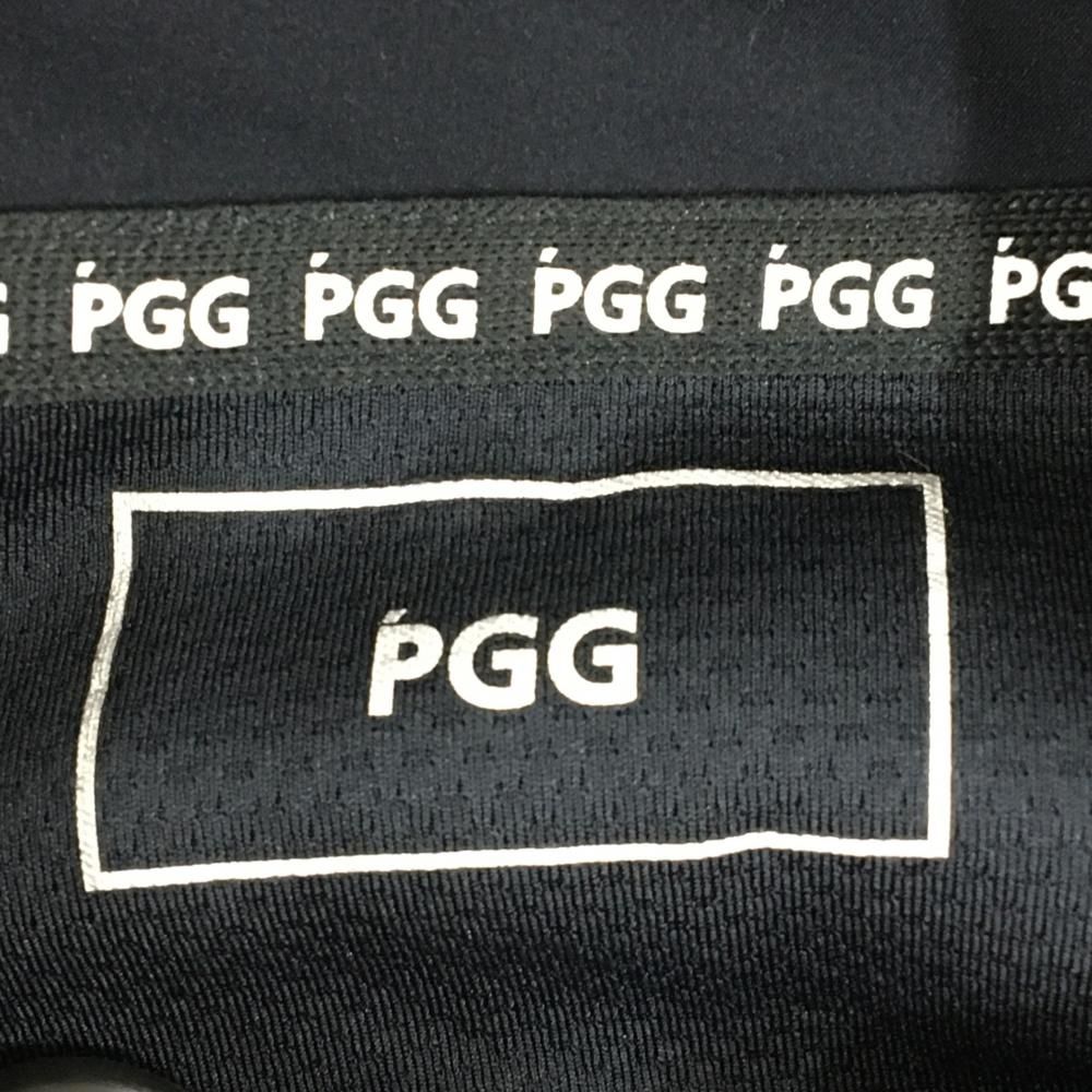 新品】PGGパーリーゲイツ ジップパーカー ネイビー×白 背面ビッグロゴ