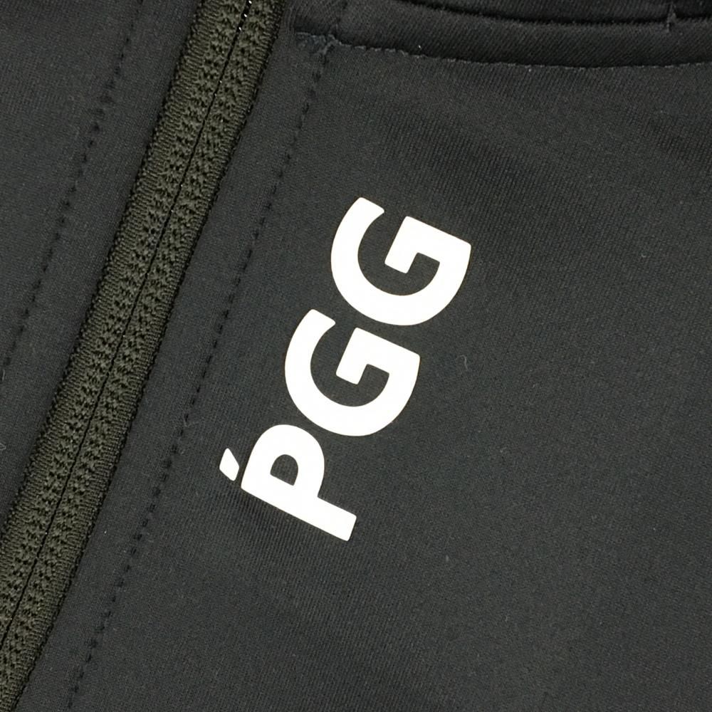 新品】PGGパーリーゲイツ ジップパーカー ネイビー×白 背面ビッグロゴ