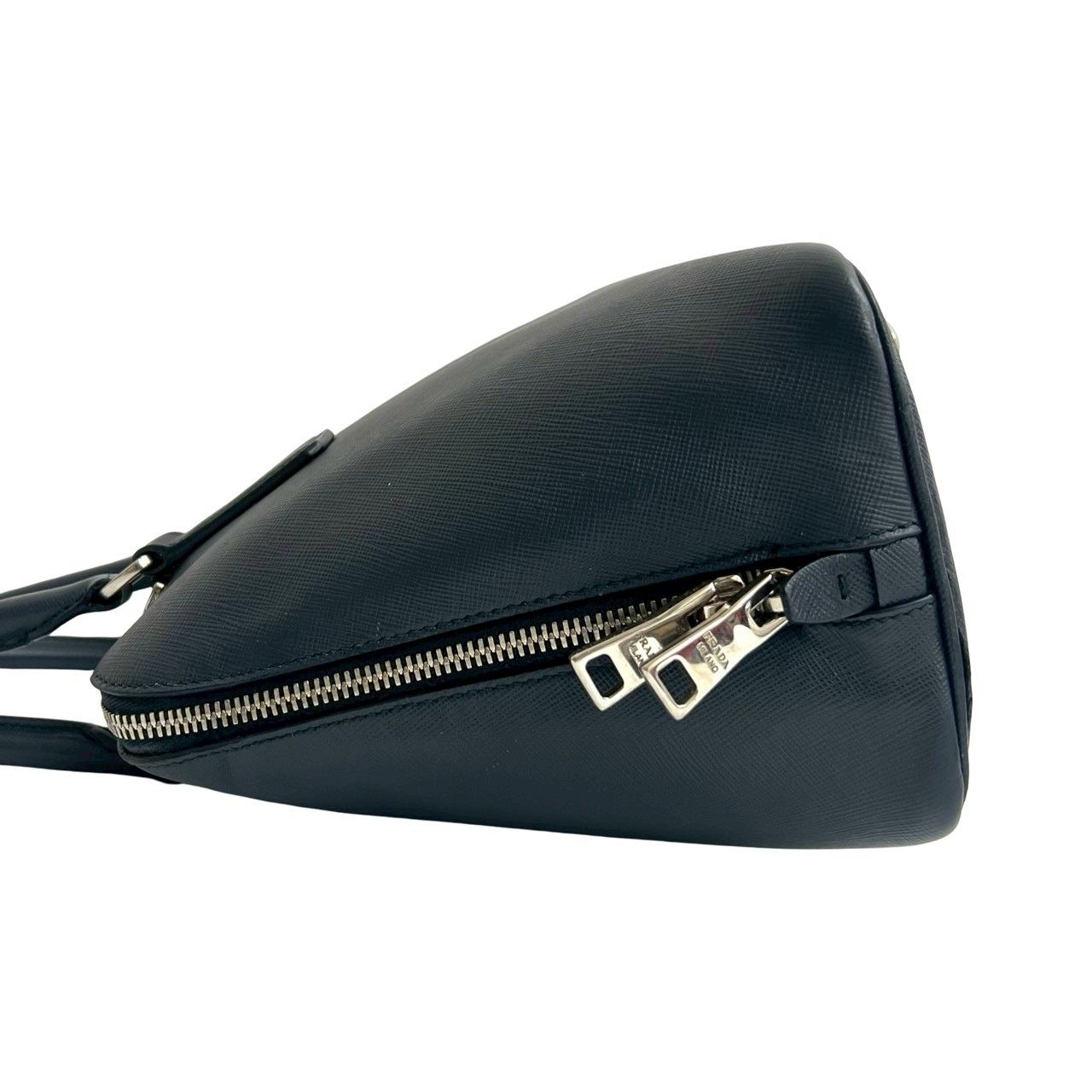 極 美品 袋付き PRADA プラダ 三角ロゴ サフィアーノ レザー 2way