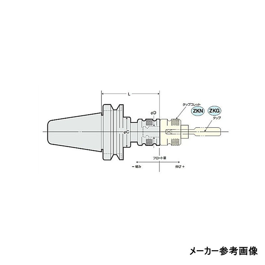 NIKKEN|日研 BT 50-ZL 12-85 自動定付タッパチャック タッパー