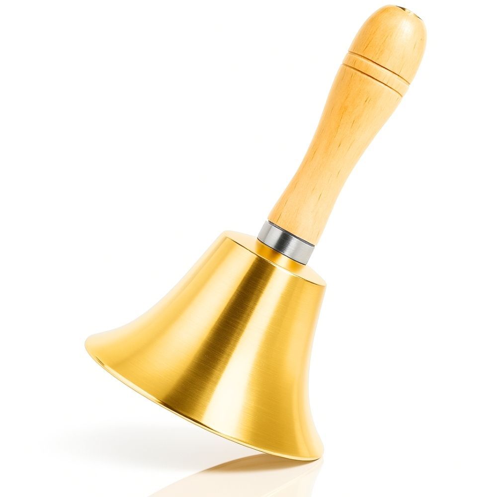 大きな音が出るBIGサイズ】Chicer ハンドベル 大きい 真鍮製 木製