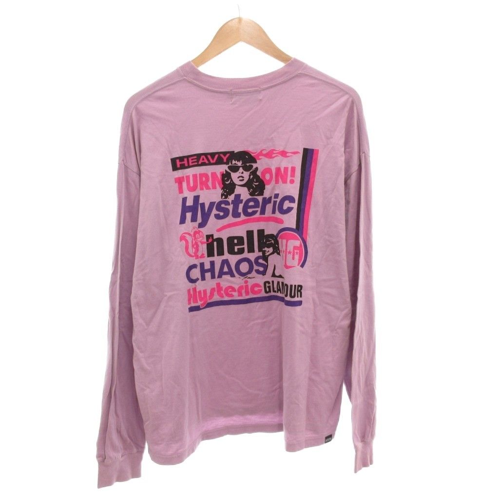 ヒステリックグラマー HYSTERIC GLAMOUR CHAOS ロンT Tシャツ 長袖 XL