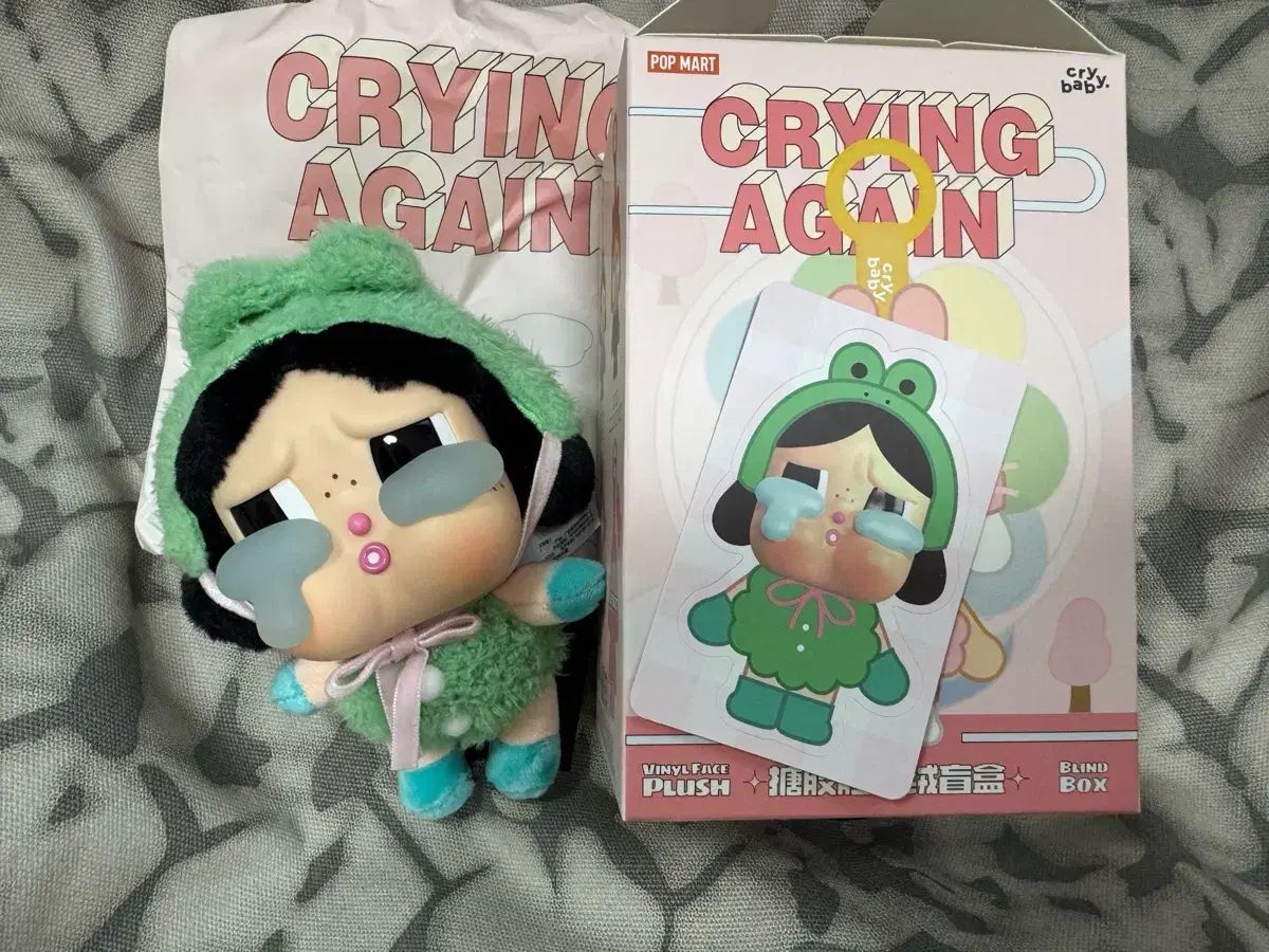 正規品) POP MART クライベイビー クライングアゲイン Crying Again