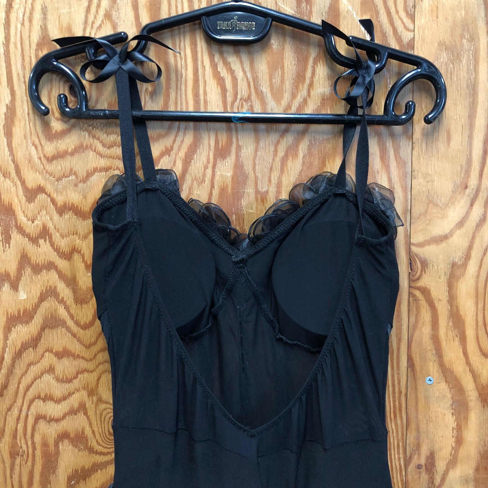  げ交渉 社交ダンスドレス パーティドレス シースルー ブラック フリンジ ドレス ダンス衣装 社交ダンス