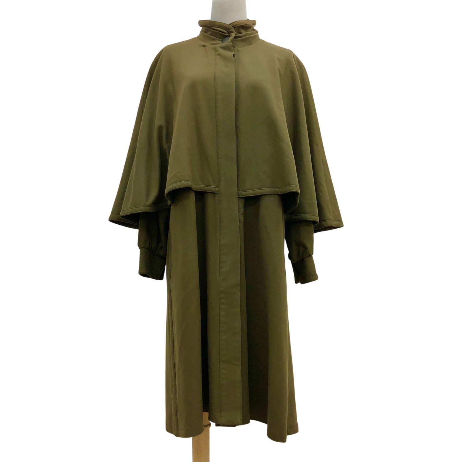 ZM1669 伊太利屋 イタリヤ モッズカラーケープ付きロングコート