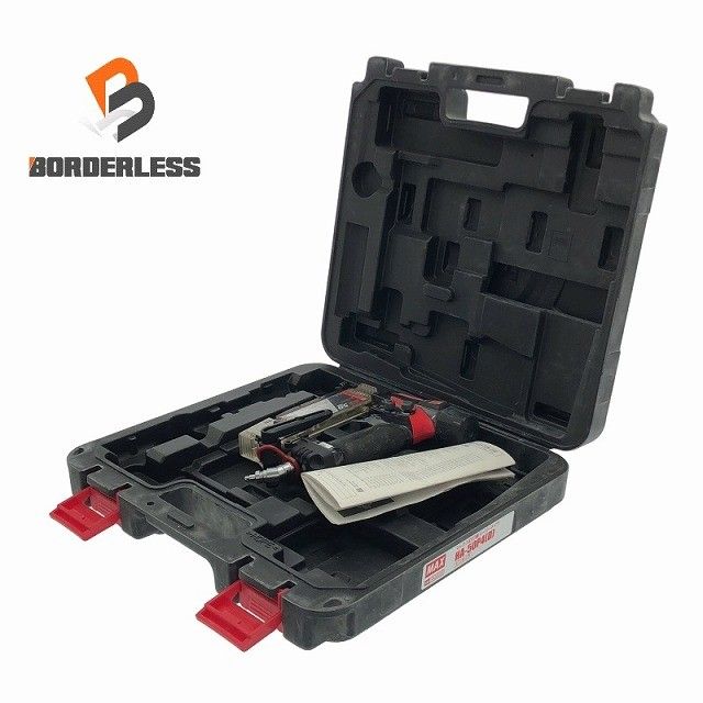 品 MAX マックス 50 mm 高圧 ピンネイラ HA-50 P 4 D ケース付 ピン釘打機 ピン釘打ち機 ピンタッカー エア工具111887