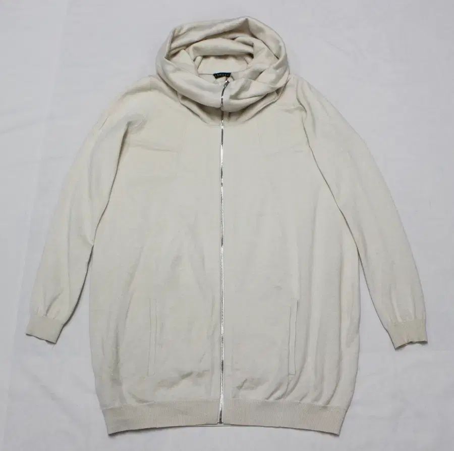 セオリー ゆったり 55 コットン カシミア ジップアップ ニット ロング カーディガン|R 5