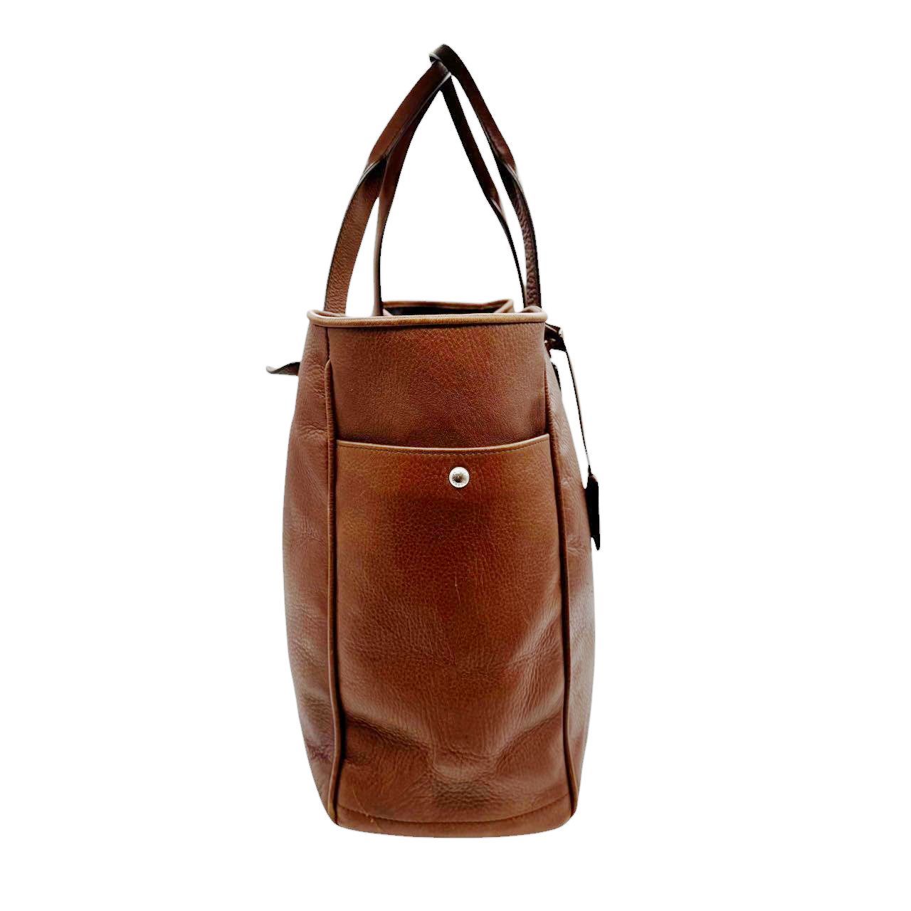 LOEWE ロエベ ヘリテージ トートバッグ レザー ブラウン 大きめバッグ